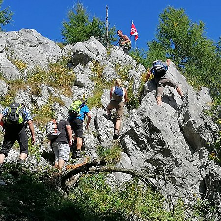 Clubwanderung auf das "SCHIFFALL" und "KREUZKOGEL" Crew STMK